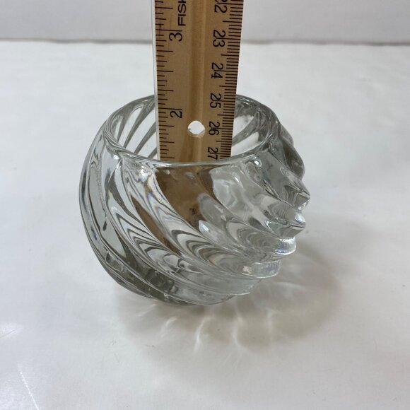 Partylite Illusions Set 2 Clear Glass Tea Light Votive Candle - Picture 6 of 6